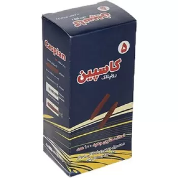 رولپلاک  ۵ سانتی متری ساده کاسپین بسته ۱۰۰ عددی Rolplak